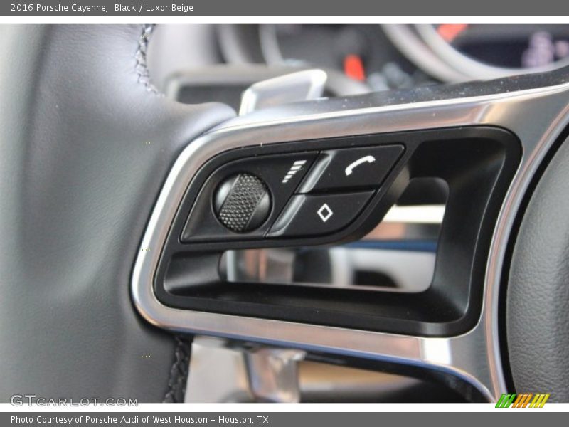 Black / Luxor Beige 2016 Porsche Cayenne