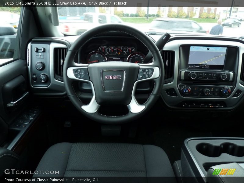 Onyx Black / Jet Black 2015 GMC Sierra 2500HD SLE Crew Cab 4x4