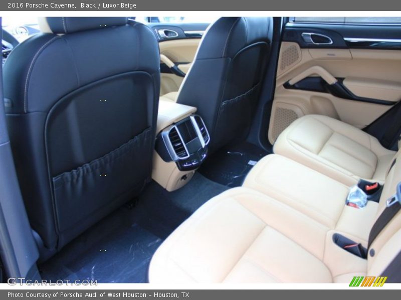 Black / Luxor Beige 2016 Porsche Cayenne