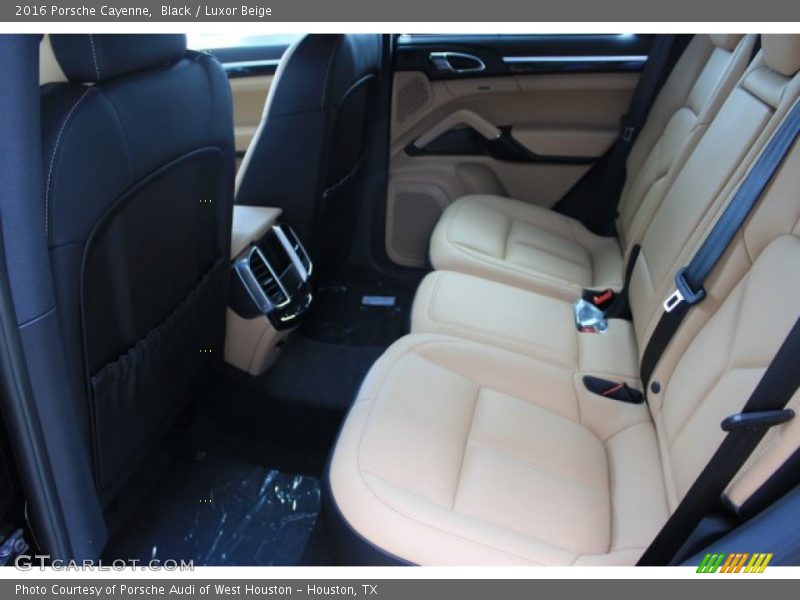 Black / Luxor Beige 2016 Porsche Cayenne