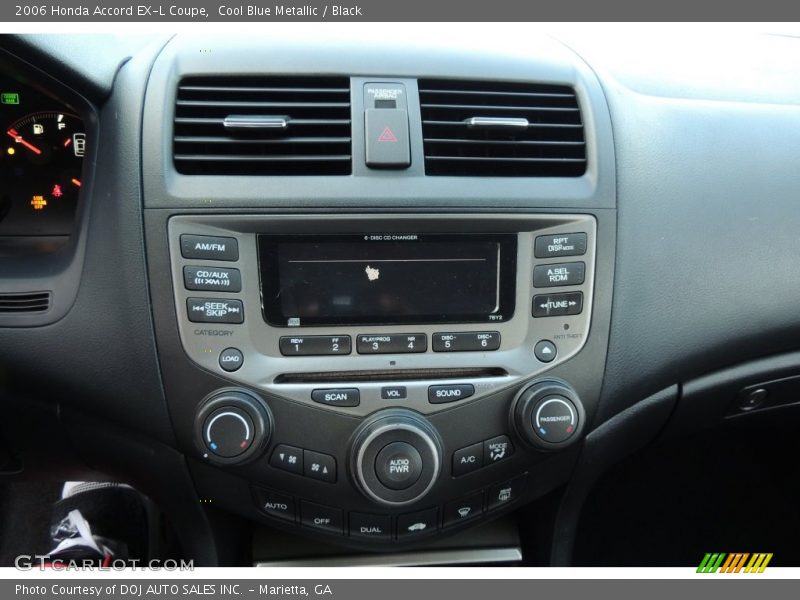 Cool Blue Metallic / Black 2006 Honda Accord EX-L Coupe