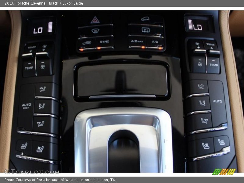 Black / Luxor Beige 2016 Porsche Cayenne