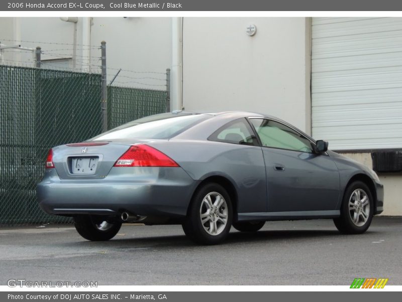 Cool Blue Metallic / Black 2006 Honda Accord EX-L Coupe