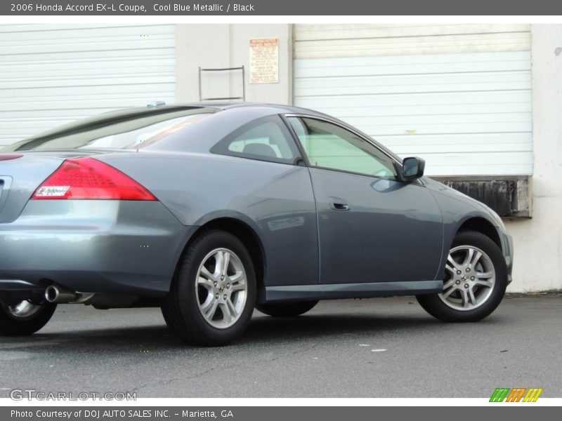 Cool Blue Metallic / Black 2006 Honda Accord EX-L Coupe