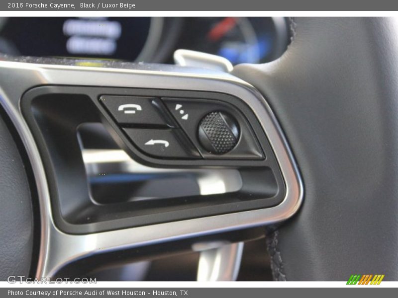 Black / Luxor Beige 2016 Porsche Cayenne