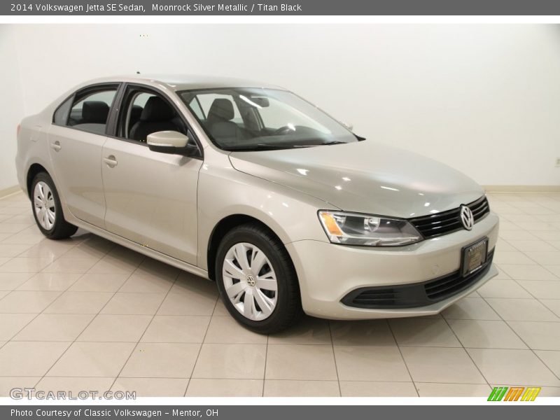 Moonrock Silver Metallic / Titan Black 2014 Volkswagen Jetta SE Sedan