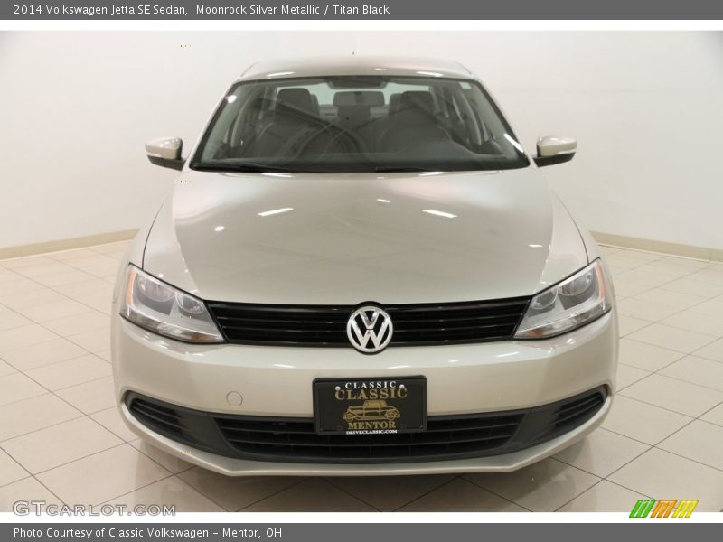 Moonrock Silver Metallic / Titan Black 2014 Volkswagen Jetta SE Sedan