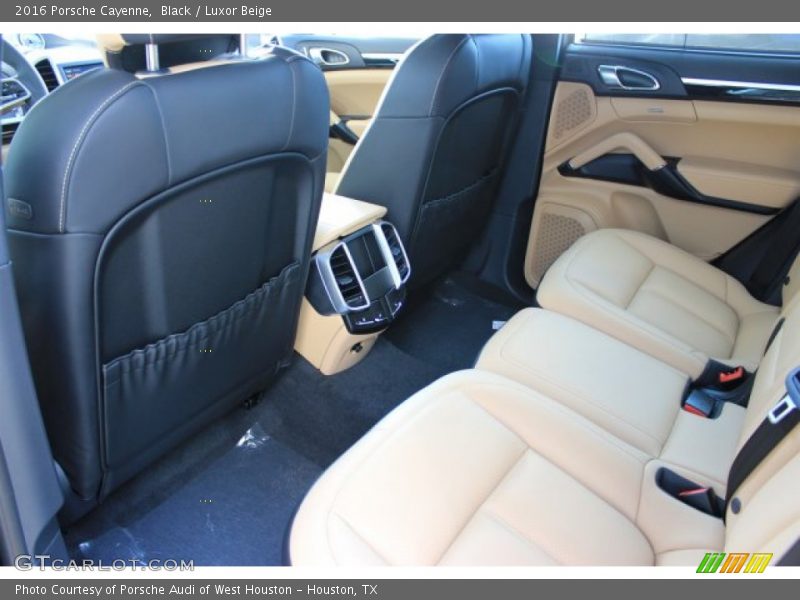 Black / Luxor Beige 2016 Porsche Cayenne