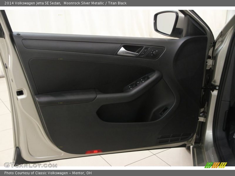 Moonrock Silver Metallic / Titan Black 2014 Volkswagen Jetta SE Sedan