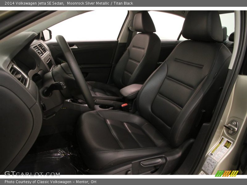 Moonrock Silver Metallic / Titan Black 2014 Volkswagen Jetta SE Sedan