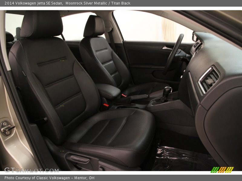 Moonrock Silver Metallic / Titan Black 2014 Volkswagen Jetta SE Sedan