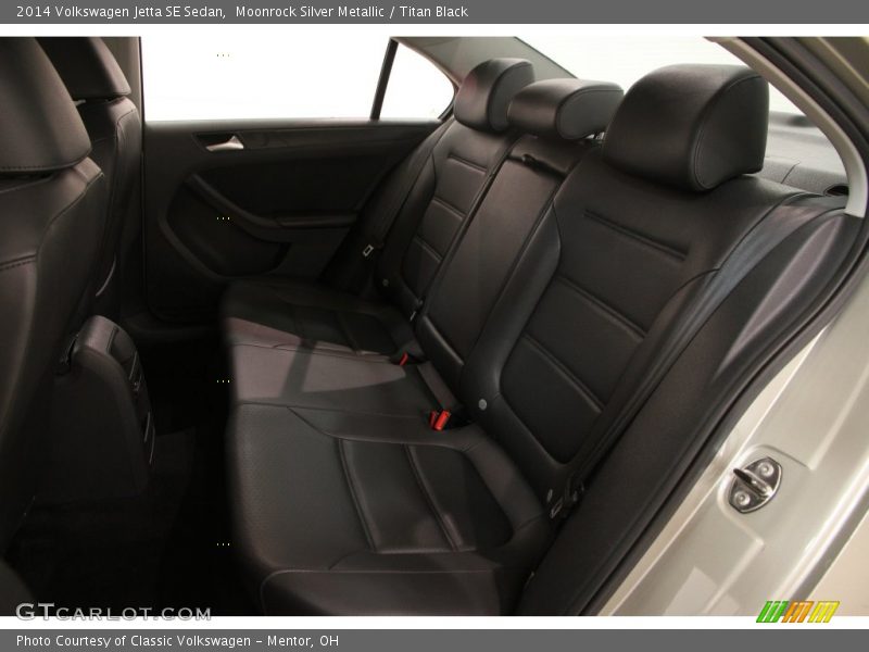 Moonrock Silver Metallic / Titan Black 2014 Volkswagen Jetta SE Sedan
