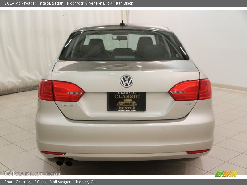 Moonrock Silver Metallic / Titan Black 2014 Volkswagen Jetta SE Sedan