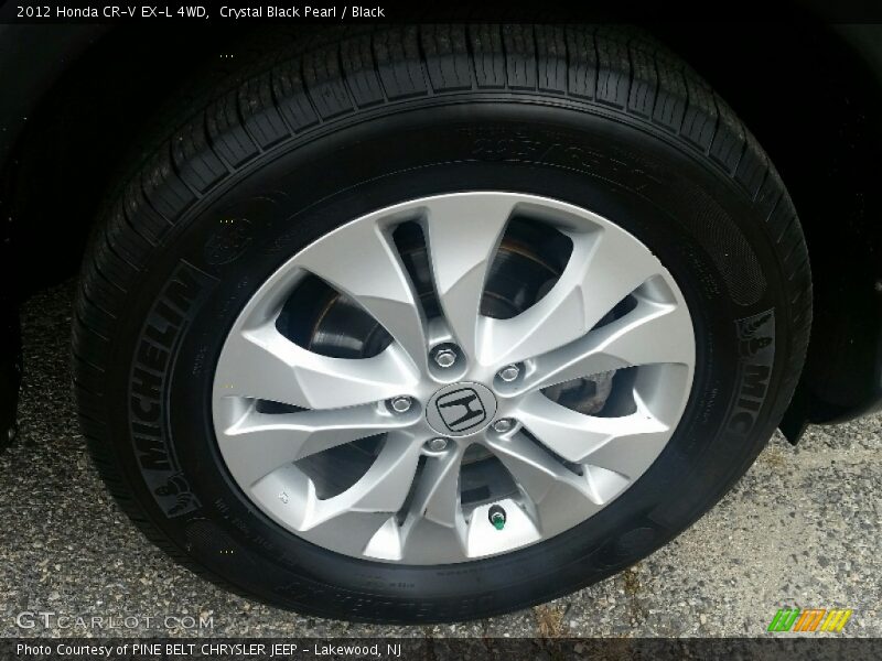 Crystal Black Pearl / Black 2012 Honda CR-V EX-L 4WD