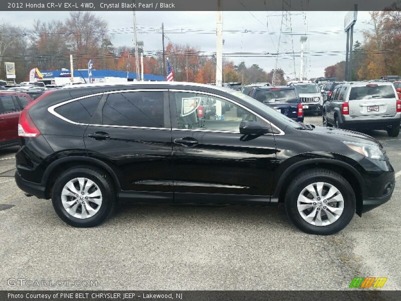 Crystal Black Pearl / Black 2012 Honda CR-V EX-L 4WD