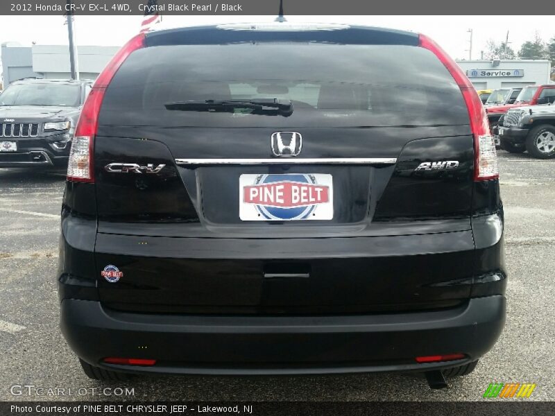 Crystal Black Pearl / Black 2012 Honda CR-V EX-L 4WD