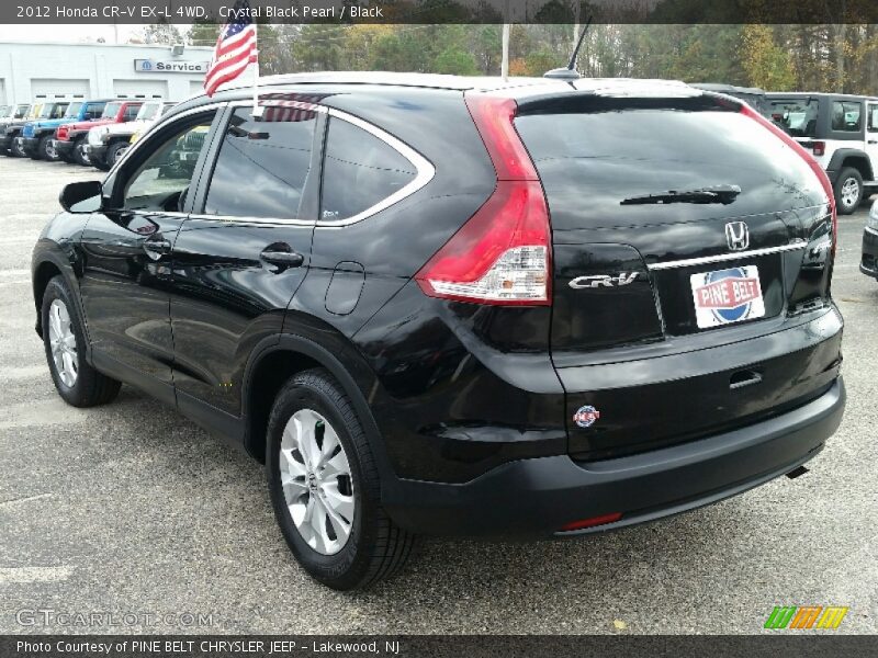 Crystal Black Pearl / Black 2012 Honda CR-V EX-L 4WD