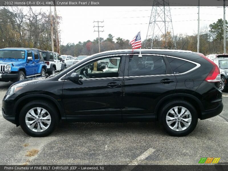 Crystal Black Pearl / Black 2012 Honda CR-V EX-L 4WD