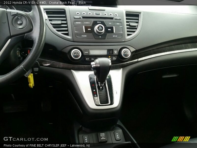 Crystal Black Pearl / Black 2012 Honda CR-V EX-L 4WD
