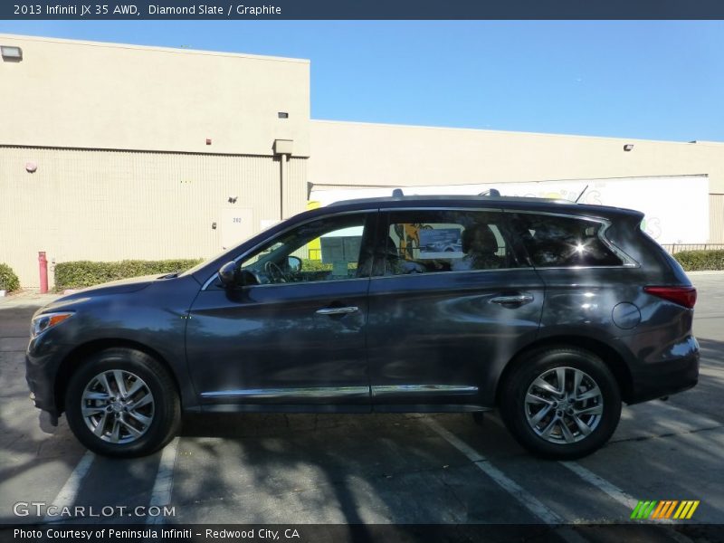 Diamond Slate / Graphite 2013 Infiniti JX 35 AWD