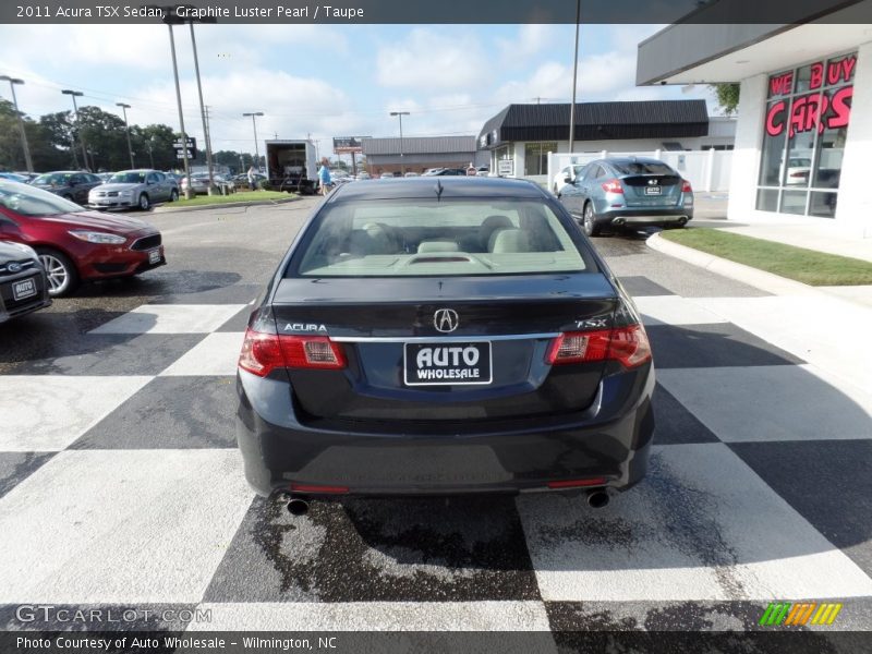 Graphite Luster Pearl / Taupe 2011 Acura TSX Sedan