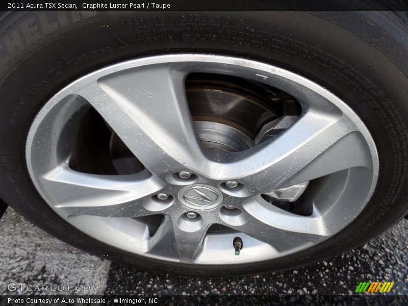 Graphite Luster Pearl / Taupe 2011 Acura TSX Sedan