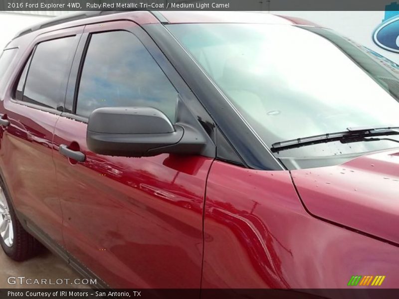 Ruby Red Metallic Tri-Coat / Medium Light Camel 2016 Ford Explorer 4WD