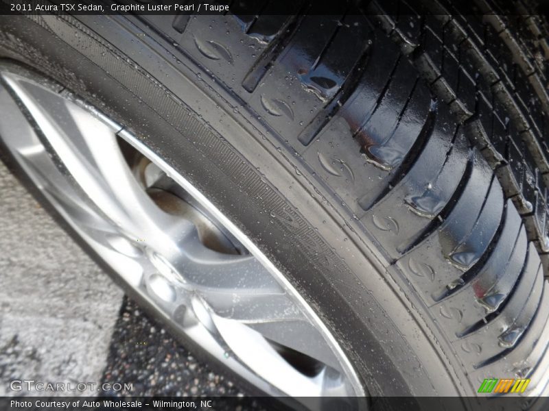 Graphite Luster Pearl / Taupe 2011 Acura TSX Sedan