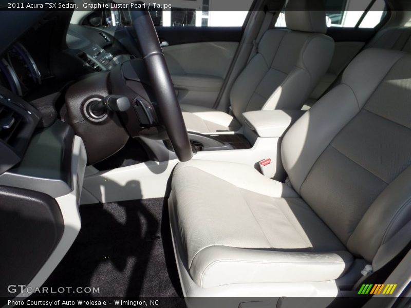 Graphite Luster Pearl / Taupe 2011 Acura TSX Sedan