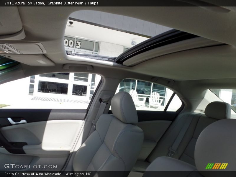 Graphite Luster Pearl / Taupe 2011 Acura TSX Sedan
