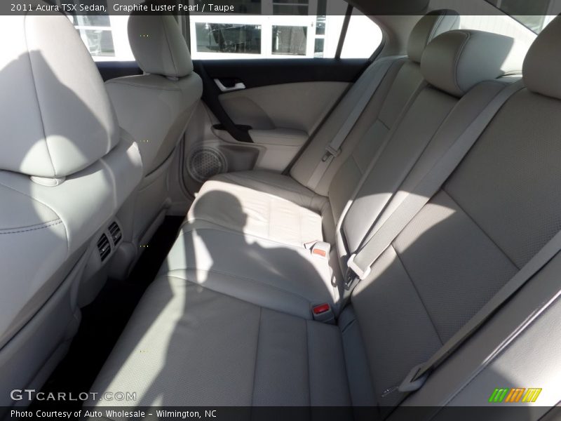 Graphite Luster Pearl / Taupe 2011 Acura TSX Sedan