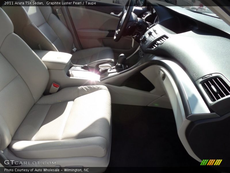 Graphite Luster Pearl / Taupe 2011 Acura TSX Sedan