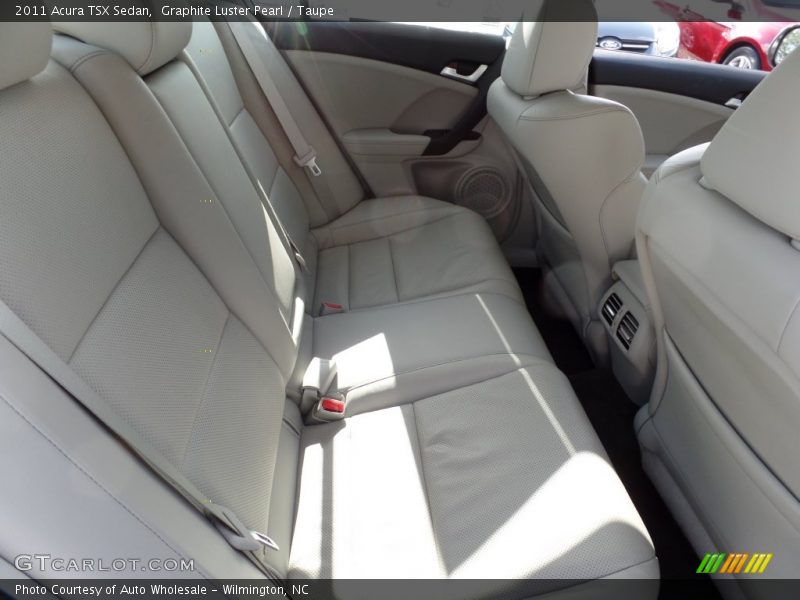 Graphite Luster Pearl / Taupe 2011 Acura TSX Sedan