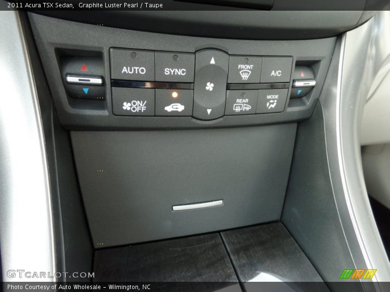 Graphite Luster Pearl / Taupe 2011 Acura TSX Sedan