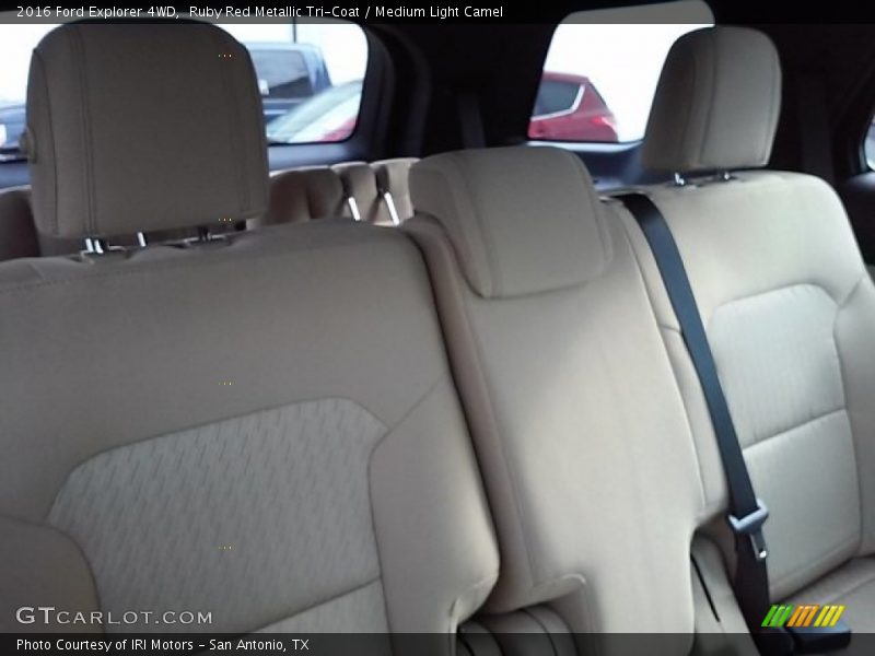 Ruby Red Metallic Tri-Coat / Medium Light Camel 2016 Ford Explorer 4WD