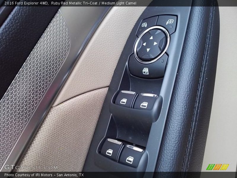 Ruby Red Metallic Tri-Coat / Medium Light Camel 2016 Ford Explorer 4WD
