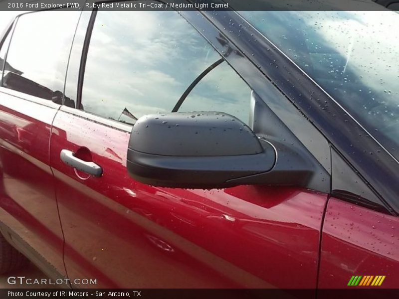 Ruby Red Metallic Tri-Coat / Medium Light Camel 2016 Ford Explorer FWD