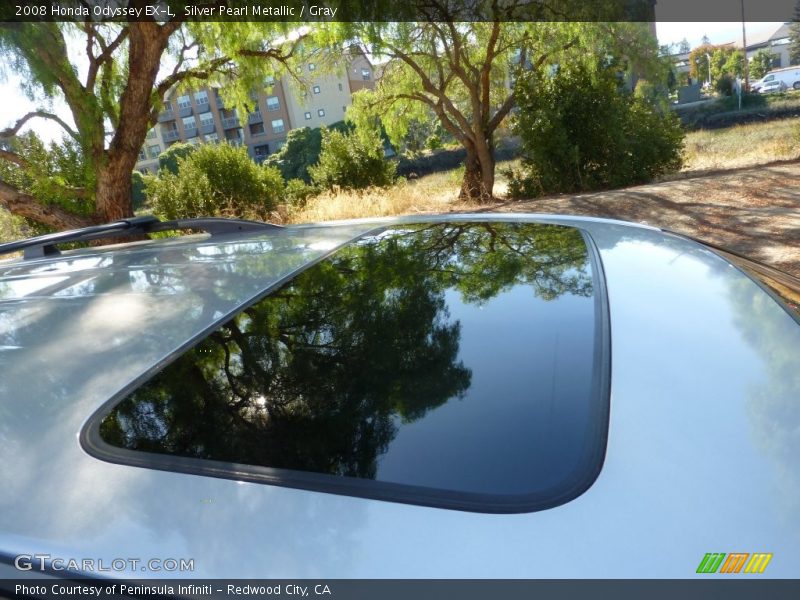 Silver Pearl Metallic / Gray 2008 Honda Odyssey EX-L