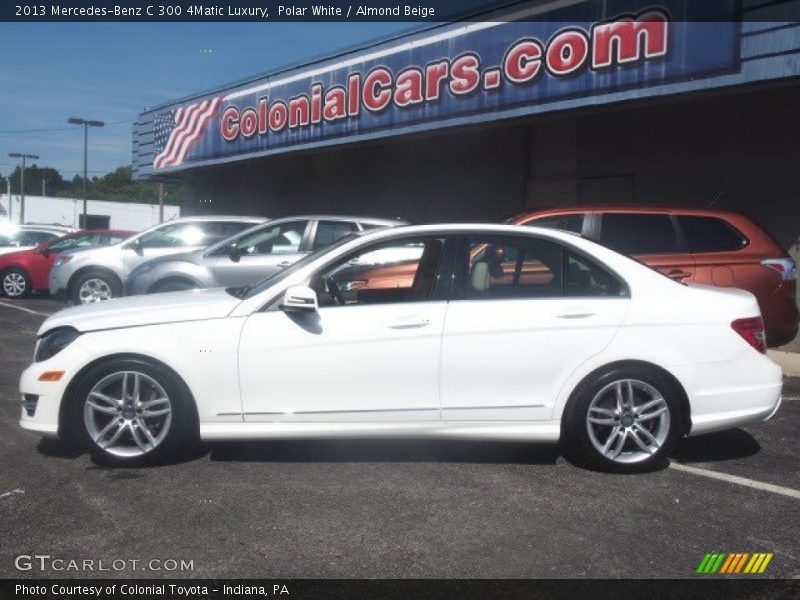 Polar White / Almond Beige 2013 Mercedes-Benz C 300 4Matic Luxury