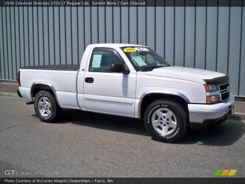 Summit White / Dark Charcoal 2006 Chevrolet Silverado 1500 LT Regular Cab