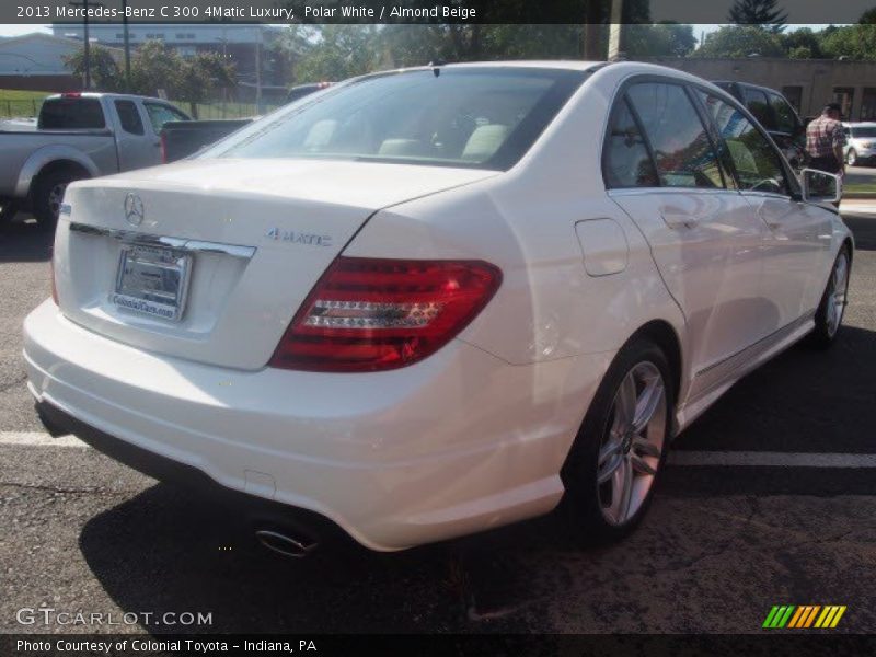 Polar White / Almond Beige 2013 Mercedes-Benz C 300 4Matic Luxury