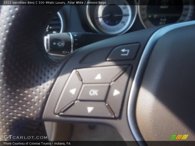 Polar White / Almond Beige 2013 Mercedes-Benz C 300 4Matic Luxury