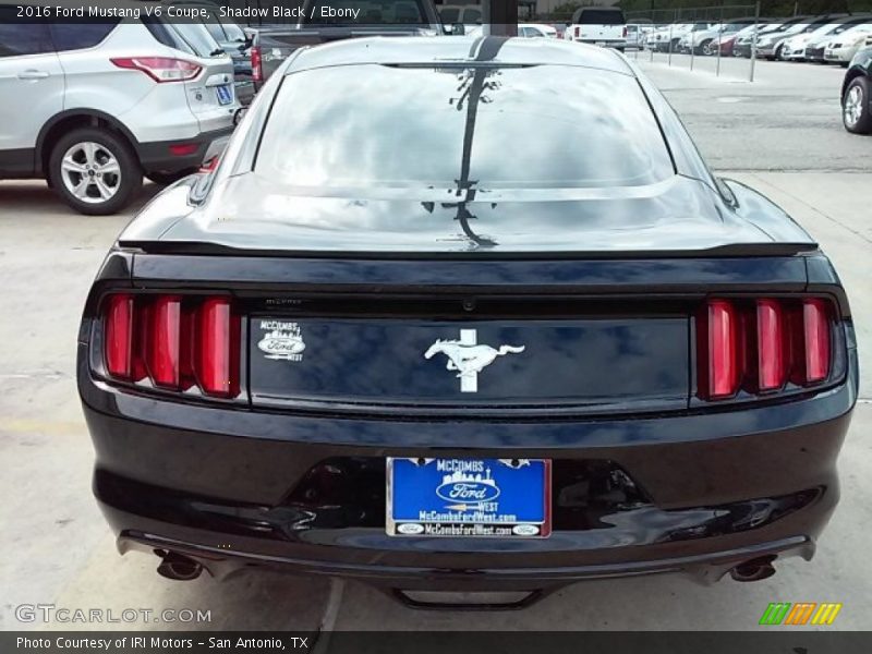 Shadow Black / Ebony 2016 Ford Mustang V6 Coupe