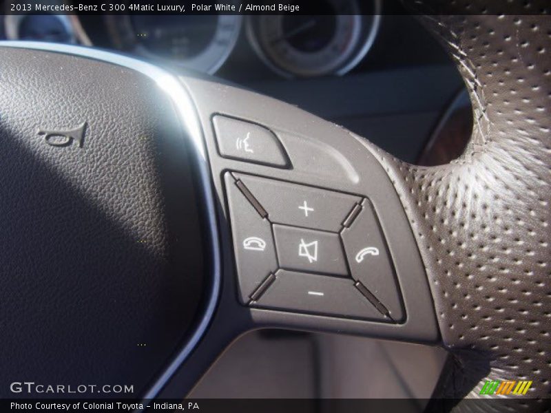 Polar White / Almond Beige 2013 Mercedes-Benz C 300 4Matic Luxury