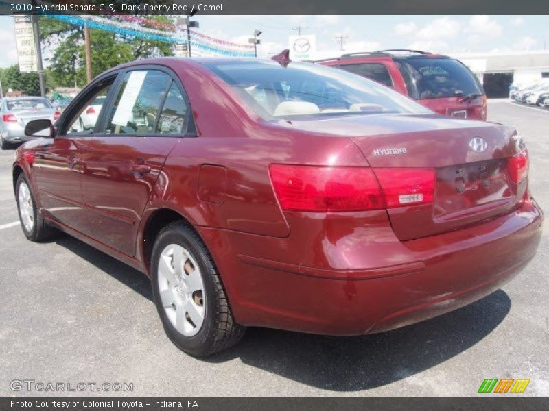 Dark Cherry Red / Camel 2010 Hyundai Sonata GLS