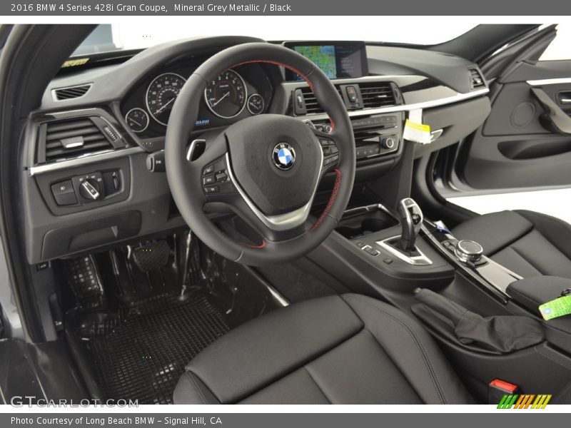 Mineral Grey Metallic / Black 2016 BMW 4 Series 428i Gran Coupe