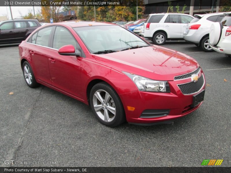 Crystal Red Metallic / Cocoa/Light Neutral 2012 Chevrolet Cruze LT