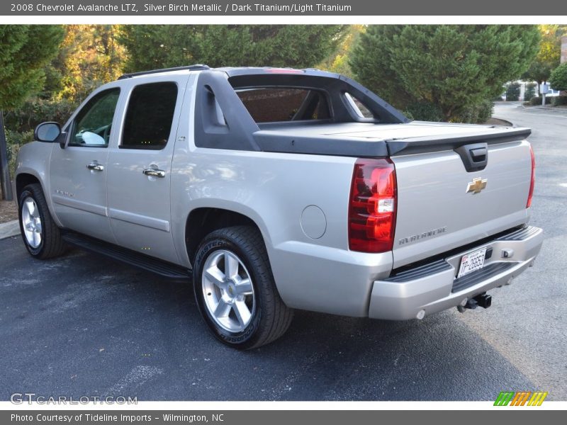 Silver Birch Metallic / Dark Titanium/Light Titanium 2008 Chevrolet Avalanche LTZ