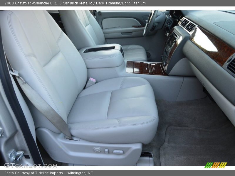 Silver Birch Metallic / Dark Titanium/Light Titanium 2008 Chevrolet Avalanche LTZ