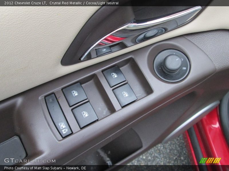 Crystal Red Metallic / Cocoa/Light Neutral 2012 Chevrolet Cruze LT